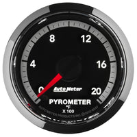 Autometer Gen4 Dodge Factory Match 52.4mm Full Sweep Electronic 0-2000 Deg F EGT/Pyrometer Gauge - Burkken Auto Parts