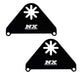 Nitrous Express Solenoid Brackets for Holley Hi-Ram - Burkken Auto Parts