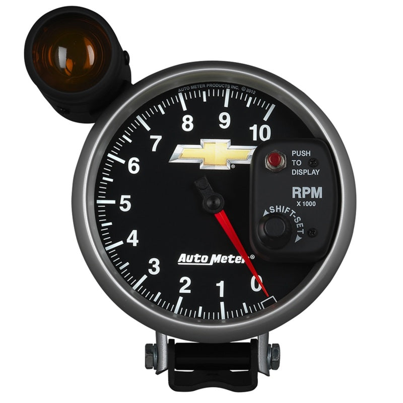 Autometer Performance Parts 5in 0-10000 RPM Tachometer COPO Camaro Gauge w/ Shift Light - Burkken Auto Parts