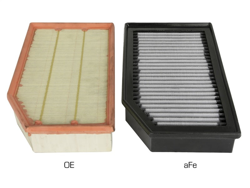 aFe Magnum FLOW Pro DRY S OE Replacement Filter 2018+ Jeep Wrangler (JL) V6 3.6L - Burkken Auto Parts