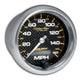 Autometer Carbon Fiber 85.7mm 160MPH Range Speedometer Elect. Programmable Gauge - Burkken Auto Parts