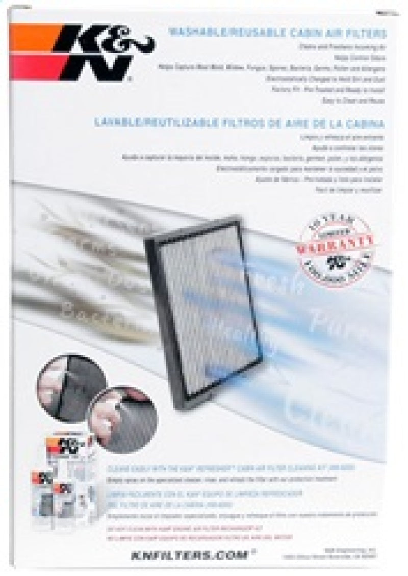 K&N 18 Ford Taurus 3.5L Cabin Air Filter - Burkken Auto Parts