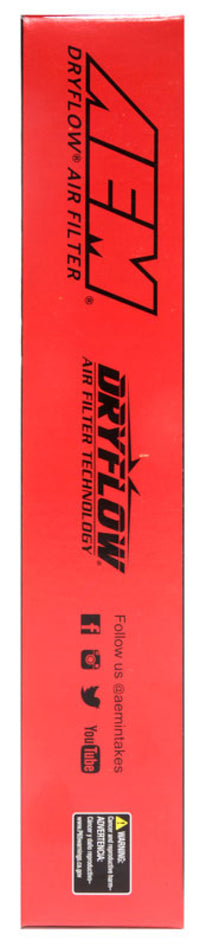 AEM 17-20 Subaru BRZ 2.0L DryFlow Air Filter - Burkken Auto Parts