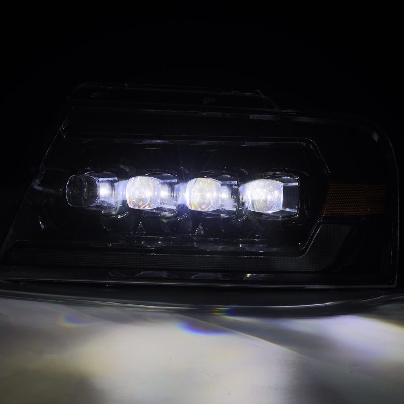 AlphaRex 04-08 Ford F-150 (No 2004 Heritage) NOVA-Series LED Proj HL Chrome w/Actv Light / Seq. Sig - Burkken Auto Parts