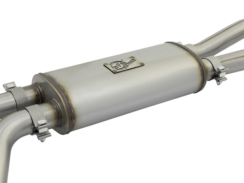 aFe Rebel Series 3in 409 SS Cat-Back Exhaust w/ Black Tips 04-15 Nissan Titan V8 5.6L - Burkken Auto Parts