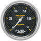 Autometer Marine Carbon Fiber 2-5/8in 15 PSI Digital Stepper Motor Fuel Pressure Gauge - Burkken Auto Parts