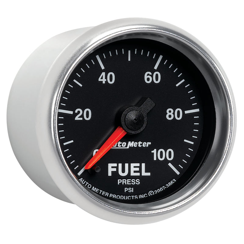 Autometer GS 0-100 PSI Full Sweep Electronic Fuel Pressure Gauge - Burkken Auto Parts