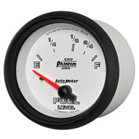 Autometer Phantom II 2-5/8in / 73 Ohms Empty - 10 Ohms Full Electrical Fuel Level Gauge - Burkken Auto Parts
