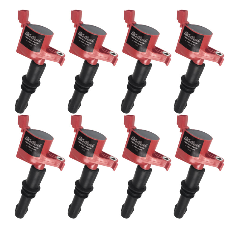 Edelbrock 08-18 Ford V8 4.6L-5.4L/V10 6.8L  Ignition Coil - Set of 8 - Burkken Auto Parts