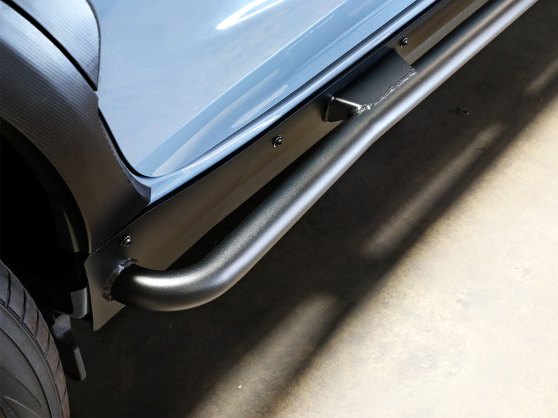 aFe POWER 18-23 Subaru Crosstrek Terra Guard Off-Road Sliders - Black - Burkken Auto Parts