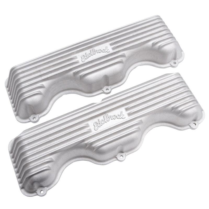 Edelbrock Valve Cover Classic Series Chevrolet W 348/409 CI V8 Satin - Burkken Auto Parts