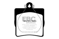 EBC 03-08 Chrysler Crossfire 3.2 Redstuff Rear Brake Pads - Burkken Auto Parts