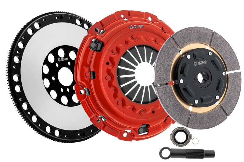 Action Clutch 99-00 BMW 528i 2.8L RWD Ironman Sprung (Street) Clutch Kit w/Lightened Flywheel - Burkken Auto Parts