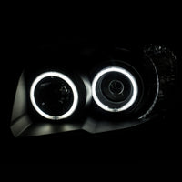 ANZO 2006-2009 Toyota 4Runner Projector Headlights w/ Halo Black - Burkken Auto Parts