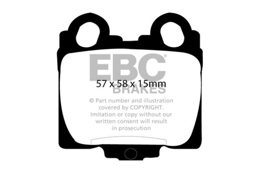 EBC 98-05 Lexus GS300 3.0 Greenstuff Rear Brake Pads - Burkken Auto Parts