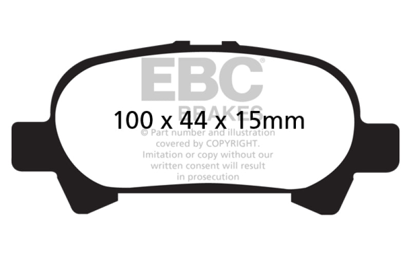 EBC 00-04 Toyota Avalon 3.0 Greenstuff Rear Brake Pads - Burkken Auto Parts