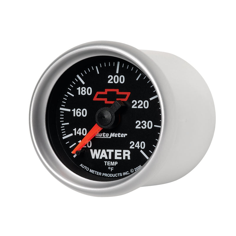 Autometer Sport-Comp II 2-1/16in 120-240 Deg Mechanical Water Temp Gauge - Bowtie Black - Burkken Auto Parts