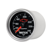Autometer Sport-Comp II 2-1/16in 120-240 Deg Mechanical Water Temp Gauge - Bowtie Black - Burkken Auto Parts