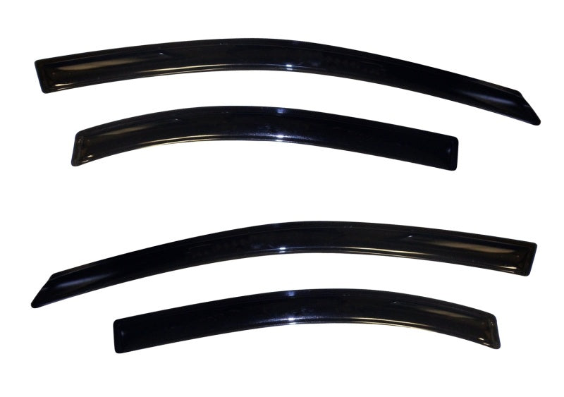 AVS 12-18 Chevy Sonic Ventvisor Outside Mount Window Deflectors 4pc - Smoke - Burkken Auto Parts