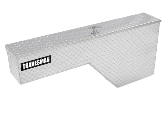 Tradesman Aluminum Fender Well Truck Tool Box (60in.) - Brite - Burkken Auto Parts