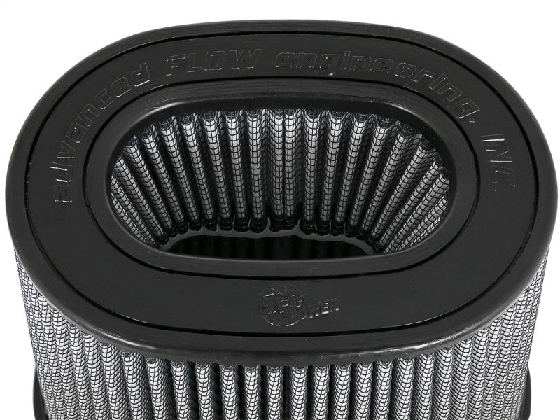 aFe MagnumFLOW Pro DRY S Replacement Filter F-(7x4.75) B-(9x7) Inverted x T-(7.25x5) Inverted x H-8 - Burkken Auto Parts