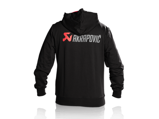 Akrapovic Mens Akrapovic Logo Black Hoodie - L - Burkken Auto Parts