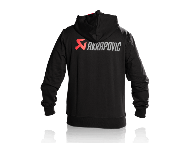 Akrapovic Mens Akrapovic Logo Black Hoodie - XXL - Burkken Auto Parts