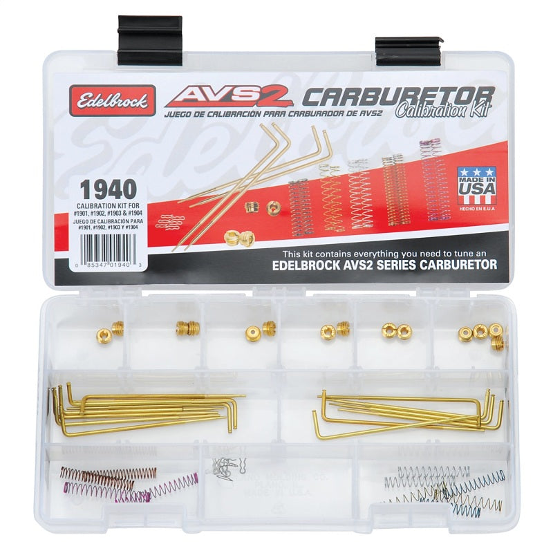 Edelbrock Calibration Kit for 1901 / 1902 / 1903 / 1904 - Burkken Auto Parts