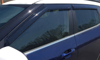 AVS 21-22 Kia Seltos Ventvisor Outside Mount Window Deflectors 4pc - Smoke - Burkken Auto Parts