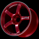 Advan TC4 18x8.5 / +45 Offset / 5x100 / 63mm Bore / Racing Candy Red and Ring - Burkken Auto Parts