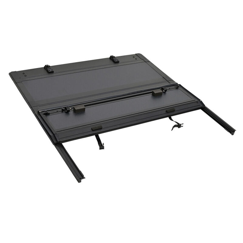 Westin 07-21 Toyota Tundra 5ft 7in Bed Hard Tri-Fold Tonneau Cover - Black - Burkken Auto Parts