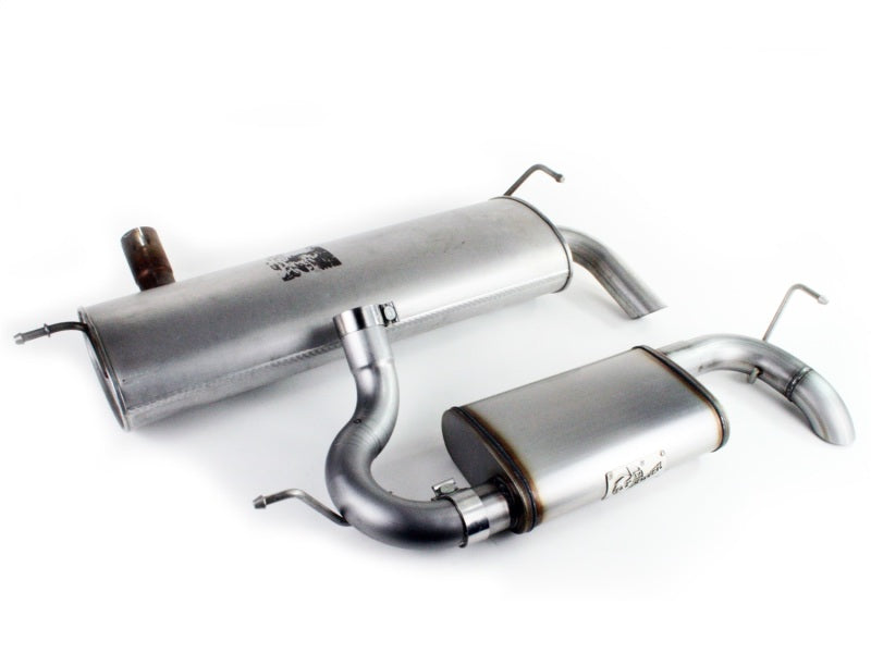 aFe MACHForce XP 07-17 Jeep Wrangler V6-3.6/3.8L 409 SS 2.5in Axle-Back Exhaust - Burkken Auto Parts