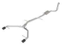 aFe 17-19 Audi A4 (B9) MACH Force-Xp 3in to 2.5in 304 SS Cat-Back Exhaust System-Dual Carbon Tips - Burkken Auto Parts