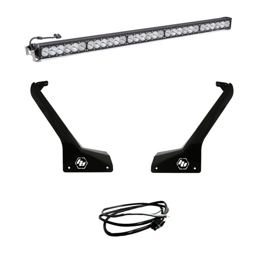 Baja Designs 2018+ Jeep Wrangler JL/JT OnX6+ 50in Roof LED Light Bar Kit w/ Upfitter - Burkken Auto Parts