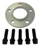 BBS 5mm Spacer Kit BMW 5x120 CB 72.5 - 14x1.25 Bolts (1 Spacer & 5 Black Lug Bolts) - Burkken Auto Parts