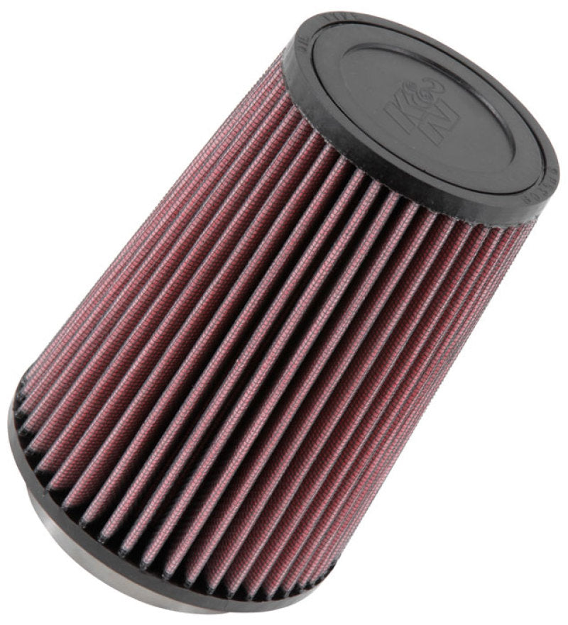 K&N Universal Rubber Filter Round Tprd 3.313in Flange ID x 4.75in Base OD x 3.5in Top OD x 6.5in H - Burkken Auto Parts