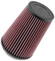 K&N Universal Rubber Filter Round Tprd 3.313in Flange ID x 4.75in Base OD x 3.5in Top OD x 6.5in H - Burkken Auto Parts
