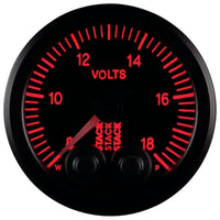 Autometer Stack 52mm 8-18V Pro-Control Battery Voltage Gauge -Black - Burkken Auto Parts