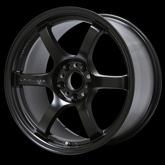 Gram Lights 57DR 15x8.0 +35 5x114.3 Semi Gloss Black Wheel