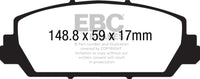 EBC 12+ Acura RDX 3.5 Greenstuff Front Brake Pads - Burkken Auto Parts