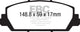 EBC 12+ Acura RDX 3.5 Greenstuff Front Brake Pads - Burkken Auto Parts