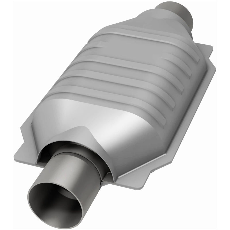 MagnaFlow Conv Universal 2.25in Inlet 2.25in Outlet 16in Length 6.375in Width - Burkken Auto Parts