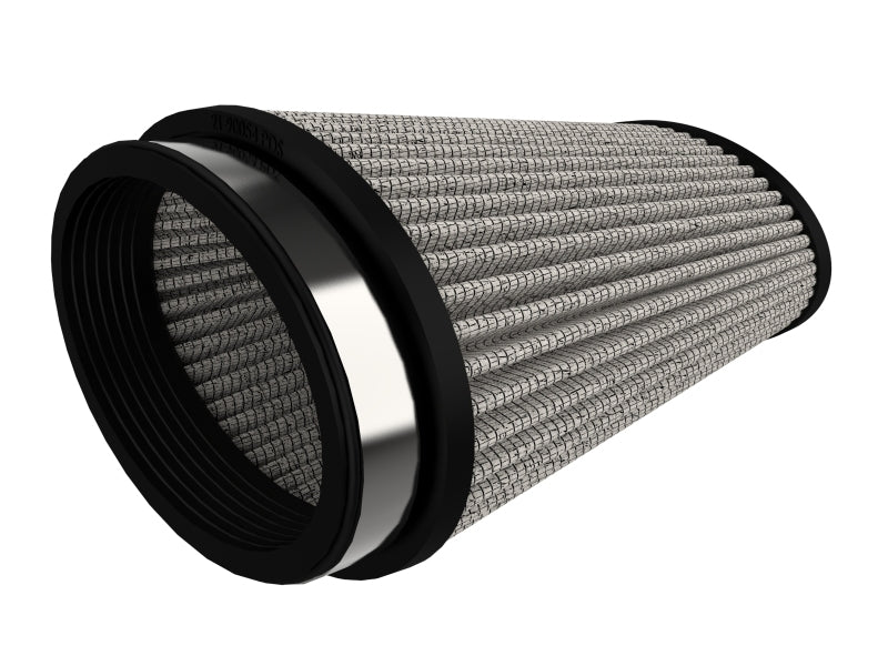 aFe Magnum (3x4-3/4)in Flange ID x (4x5-3/4)in Base x (2-1/2x4-1/4) FLOW Pro DRY S Air Filter (Pair) - Burkken Auto Parts