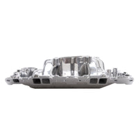 Edelbrock SBC Perf Air Gap Manifold Polished - Burkken Auto Parts