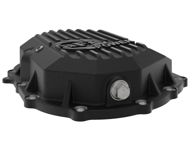 AFE Power 11-18 GM 2500-3500 AAM 9.25 Axle Front Differential Cover Black Machined Street Series - Burkken Auto Parts