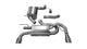 Corsa 2010-2014 Volkswagen GTI Mk6 Polished Touring 3.0in Cat-Back Dual Exit Polished Pro-SeriesTips - Burkken Auto Parts