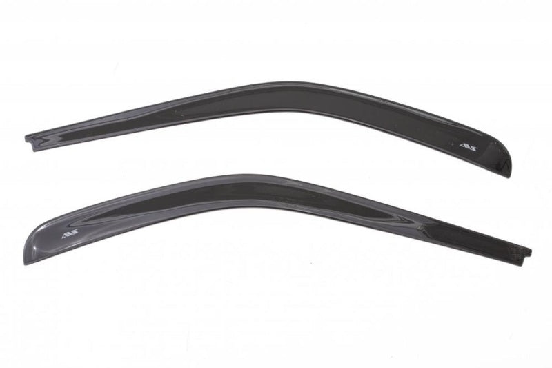 AVS 07-18 Jeep Wrangler (2 Door Only) Ventvisor Low Profile Window Deflectors 2pc - Smoke - Burkken Auto Parts