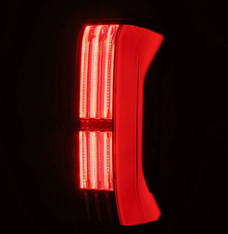 AlphaRex 22-24 Toyota Tundra NOVA-Series Prismatic LED Tail Lights - Black/Red - Burkken Auto Parts