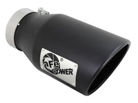 aFe Diesel Exhaust Tip Bolt On Black 4in Inlex x 6in Outlet x 12in - Burkken Auto Parts