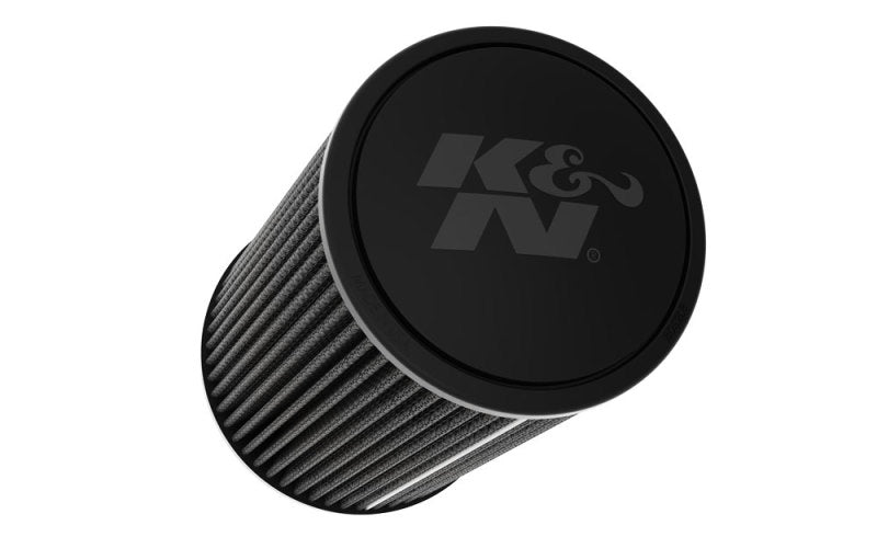 K&N Universal Round Clamp-On Air Filter 3in ID 9in Height 6in Base OD 5.25 Top OD - Burkken Auto Parts